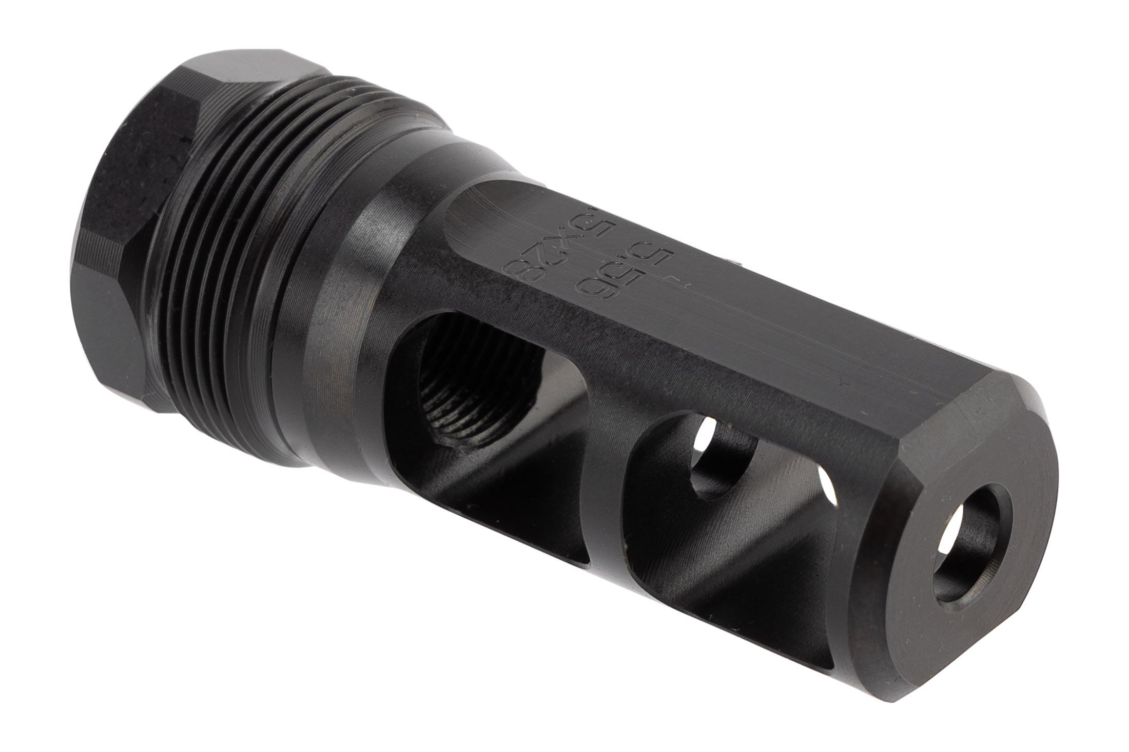 Faxon Firearms Muzzlok Stainless Steel Plan B Muzzle Brake 1/2X28 - .250" Bore